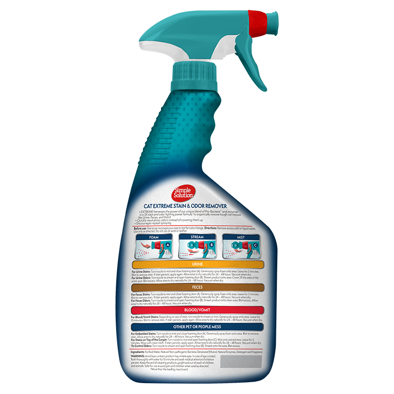 Simple Solution Cat Extreme Stain & Odour Remover 500ml