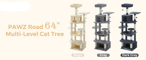 164cm Multilevel Cat Scratching Tree/ Post/ Pole Activity Centre