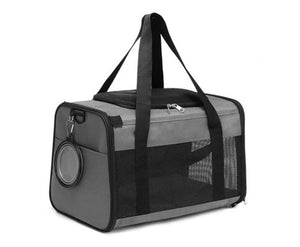 PORTABLE DOG CRATE CARRIER - GREY