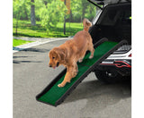 Foldable Plastic Dog Ramp with Synthetic Grass