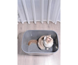 XXL Top Entry Cat Litter Box Kitty Tray - Grey