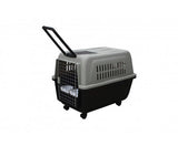Large Dog & Cat Travel Carrier with Handle and Wheel