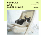 2 in 1 CAT ELEVATED RESTING BED CHAIR