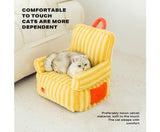 Washable Dog & Cat Sofa Bed with Removable Cover