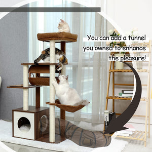 130.5cm Cat Scratching Tower Condo