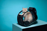 Cat & Dog Hard Rock Transparent Hard Case Travel Carrier by Ibiyaya