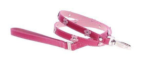 Lucy Pink Leather Dog Lead By Hamish McBeth