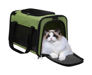PORATABLE DOG CRATE CARRIER - GREEN