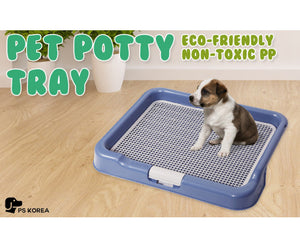 Portable Dog Potty Training  Tray - Blue