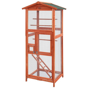 Bird Cage & Parrot Cage Supplies 168cm Wooden Bird Cage