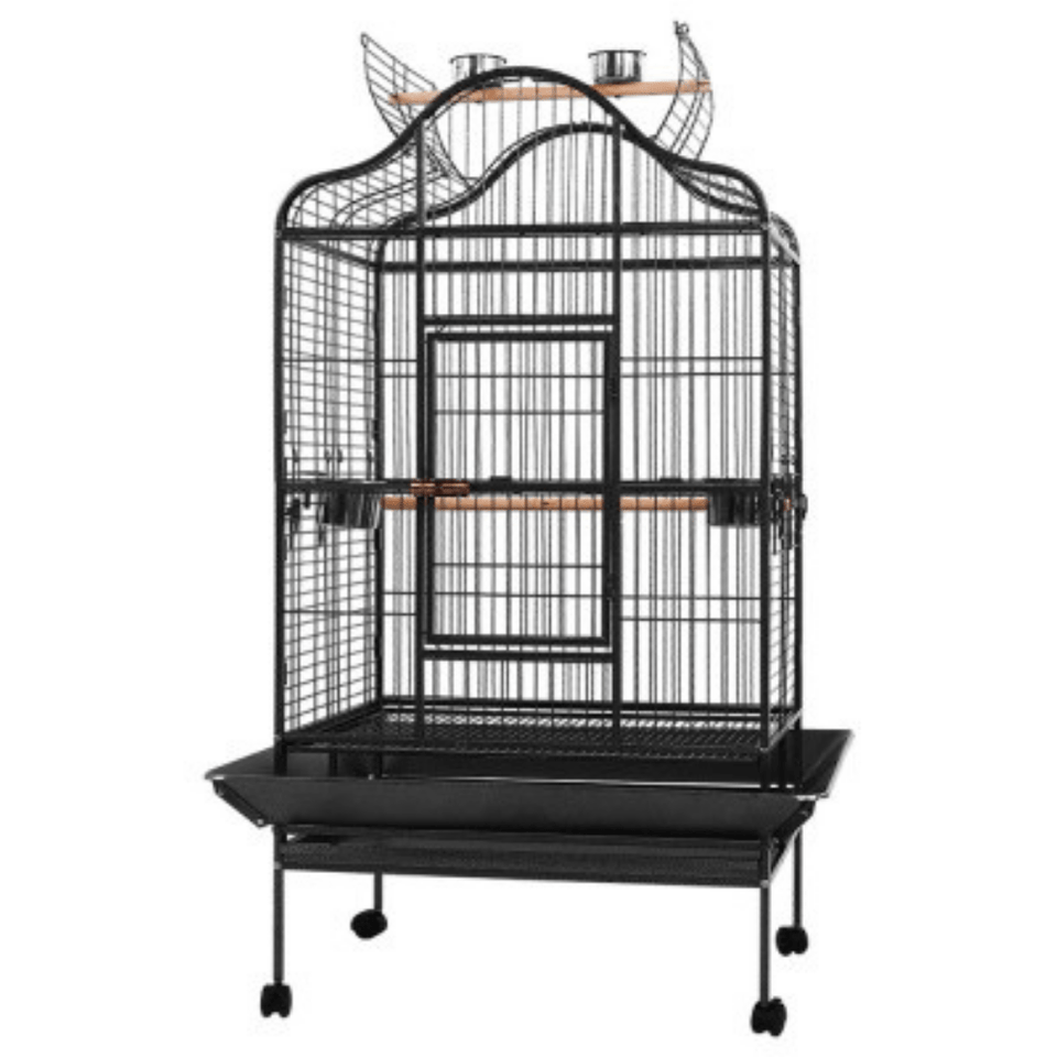 Bird Cage & Parrot Cage Supplies Extra Large Bird Cage - Black