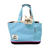 Canvas Pet Carrier Tote for Pets up to 7kg - Sky Blue