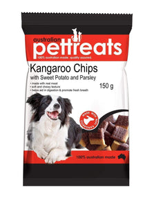 Kangaroo Chips with Sweet Potato & Parsley
