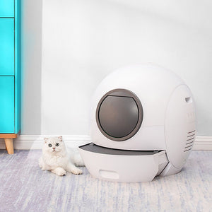 Large Automatic Self-Cleaning Smart Cat Litter Box With App Remote Control