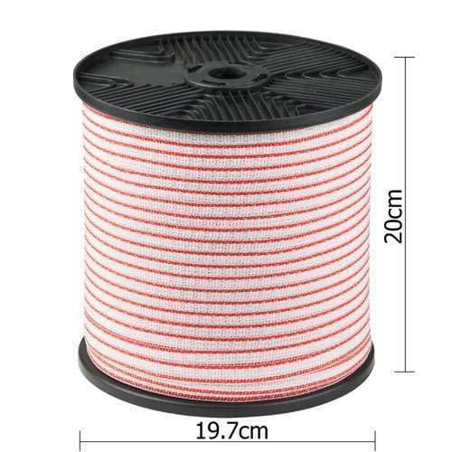 Pet Care Giantz 400m Stainless Steel Polywire Poly Tape Electric Fence