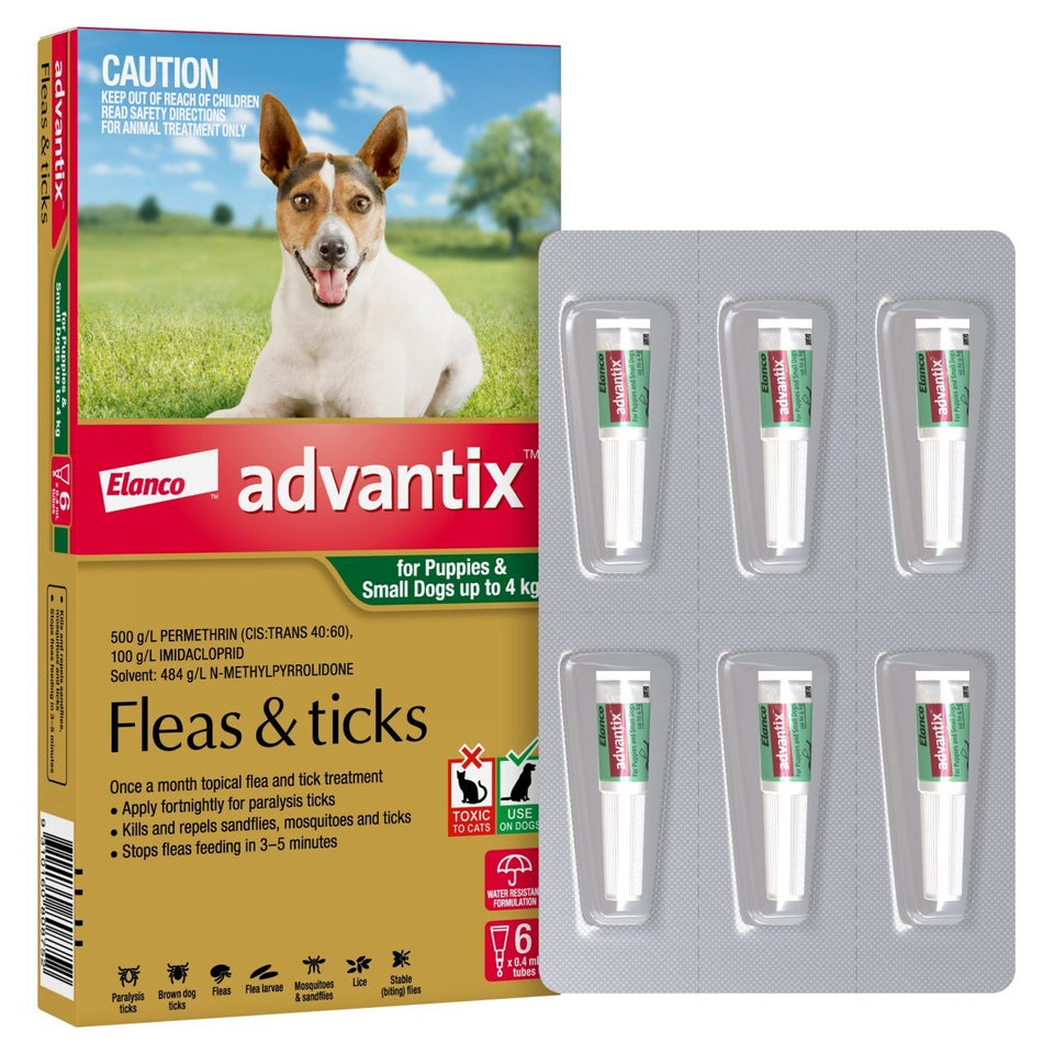 Advantix Green Small Dog (6 Pack)