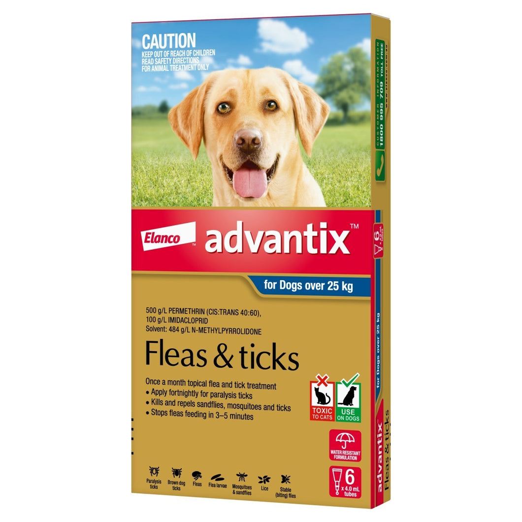 Advantix Blue +25Kg Dog (6 Pack)