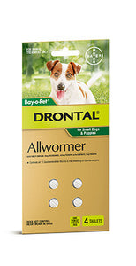 Drontal Dog/Pup 3Kg Tabs 4's