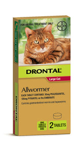Drontal All Wormer Cat 6Kg 2's