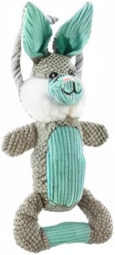 Charming Pet Scrunch Bunch & Squeak Dog Toy - Bunny