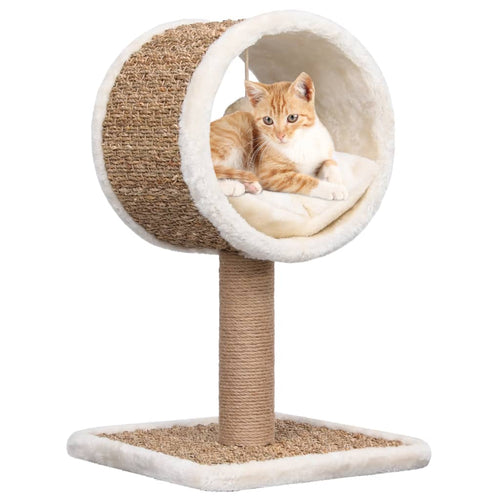 56cm Cat Tree with Top Tunnel and Toy