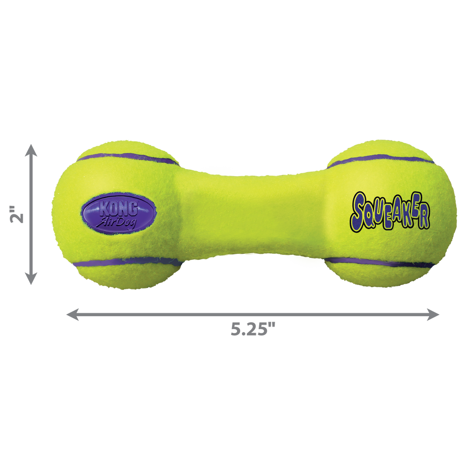 BULK BUY 3 x Kong Airdog Squeaker Dumbbell