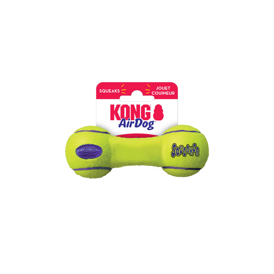 BULK BUY 3 x Kong Airdog Squeaker Dumbbell