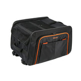 Ibiyaya JetPaw: Expandable Pet Carrier & Backpack - Obsidian/Orange