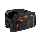 Ibiyaya JetPaw: Expandable Pet Carrier & Backpack - Obsidian/Orange