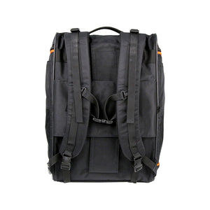 Ibiyaya JetPaw: Expandable Pet Carrier & Backpack - Obsidian/Orange