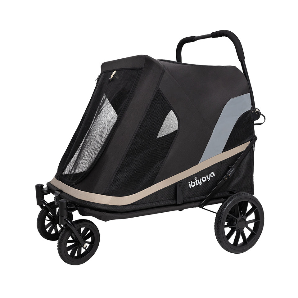 LARGE DOG STROLLER PRAM FOR DOGS UP TO 50KG BY IBIYAYA (Grand Cruiser)