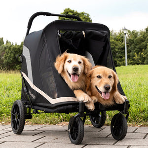 Large Dog Stroller Pram for Dogs up to 50kg by Ibiyaya (Grand Cruiser)