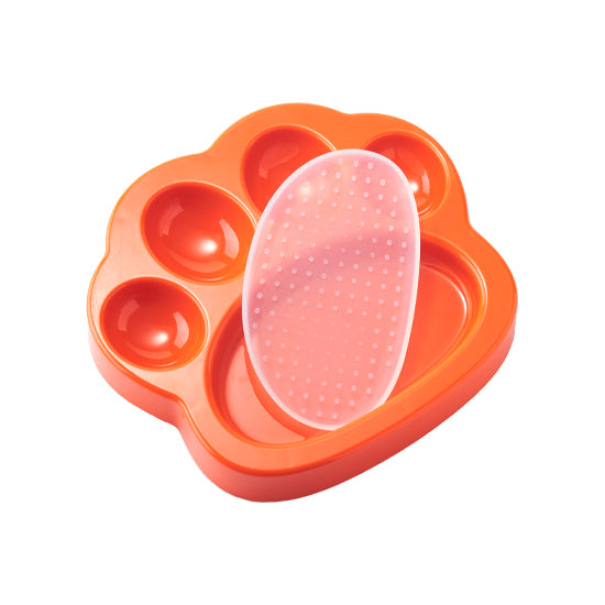 2-in-1 Mini Slow Feeder & Lick Pad for Cats & Small Dogs