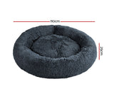 CALMING PET BED - DARK GREY