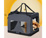 Portable Foldable Pet Carrier - Grey