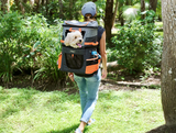 Cat & Dog Two-Tier Pet Travel Backpack by Ibiyaya