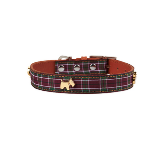 Highland Purple Dog Collar By Hamish McBeth