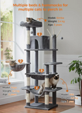 175cm Plush Cat Scratching Tree Tower