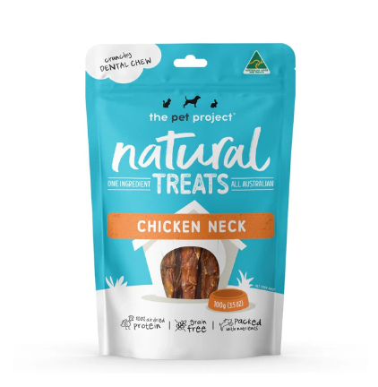 The Pet Project – Natural Treats – Chicken Neck