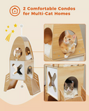 Small Rocket Ship Cat House