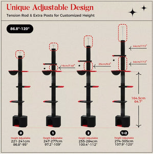 275cm Cat Scratching Post / Tree / Pole