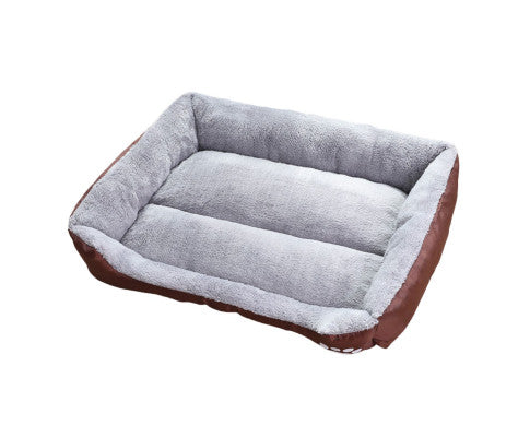 Square Pet Bed - Coffee