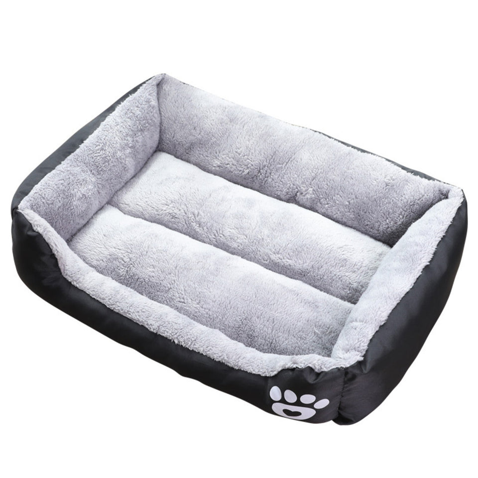 Ultra Soft Cushion Pet Bed - Black