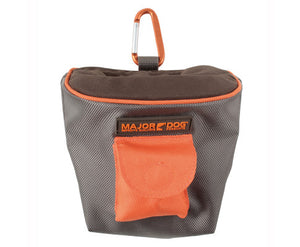 Dog Snack Treat Bag - Grey/Orange by Major Dog