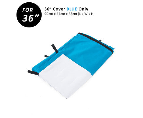 DOG CRATE COVER - BLUE