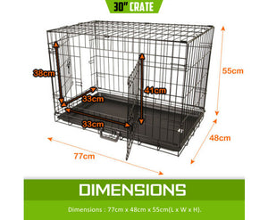 FOLDABLE DOG CRATE (WEATHER RESISTANT)