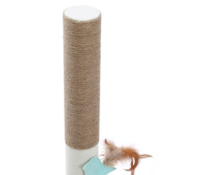 89cm Cat Kitten Single Scratching Post with Toy