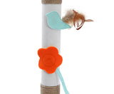 89cm Cat Kitten Single Scratching Post with Toy
