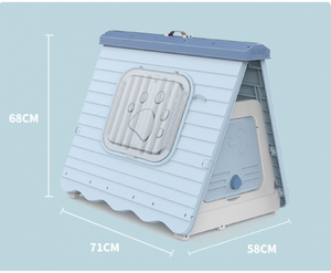 Small Foldable Plastic Dog & Cat House Kennel