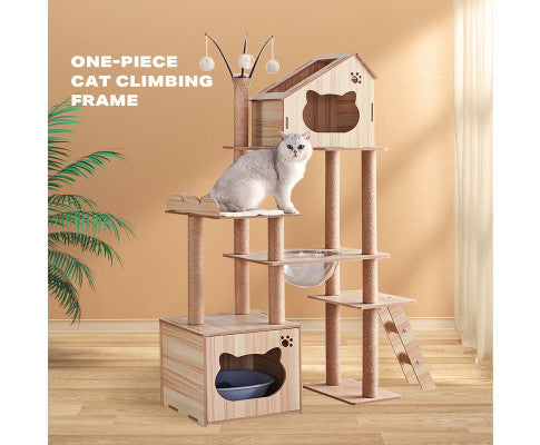 160cm Cat Scratching Tower with Toys